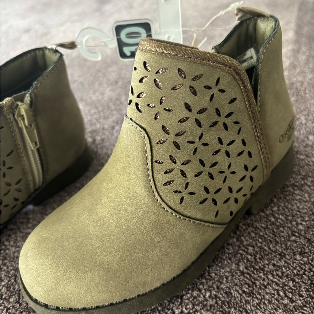 OshKosh B'gosh Kids Brown Ankle Boots